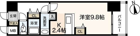 ラルウェンディ縮景園前イーストの間取り画像
