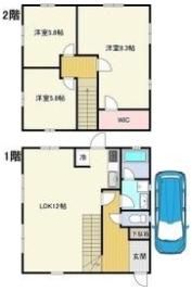 白江邸の間取り画像