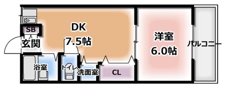 中村ビルマンションの間取り画像