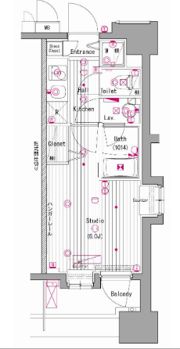 グランド・ガーラ横濱元町の間取り画像