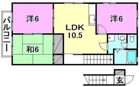 キャッスル森田の間取り画像