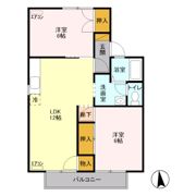 セジュール千木良 Gの間取り画像