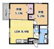ラモーナ明和の間取り画像