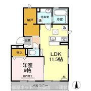 50th古川西 B棟の間取り画像