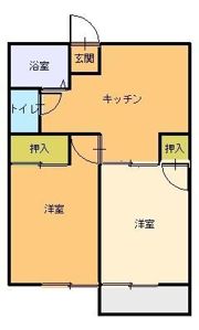 コーポ・ル・コワンの間取り画像