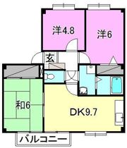 フォブール小栗の間取り画像