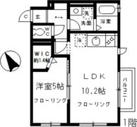 クローバーハイツ Cの間取り画像