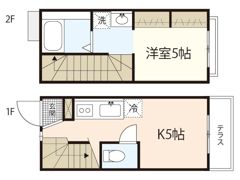 プランドール草津東の間取り画像