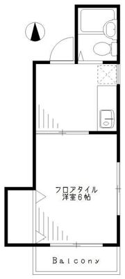 武蔵野マンションの間取り画像