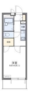 レオパレスグリーンビュー和田の間取り画像