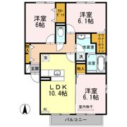 ブルースカイ大地の間取り画像