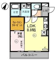 シェーングラース Dの間取り画像