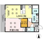 プリエールsayaの間取り画像