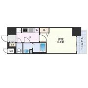 プレサンス難波クチュールの間取り画像
