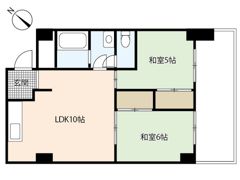 コーポ安古市の間取り画像