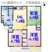 ファーストターフ鎌取Cの間取り画像