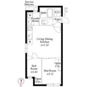 CASA FIORE 南千住の間取り画像