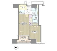 White Tower Hamamatsuchoの間取り画像