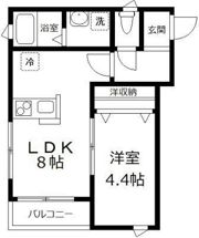 LA・WAKOの間取り画像