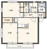 ペアグランド Bの間取り画像