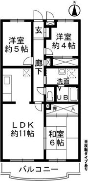 プランドール小金井の間取り画像