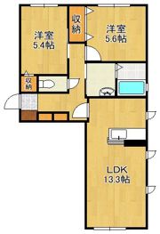 コリーヌ和の間取り画像