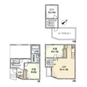 高田馬場戸建の間取り画像