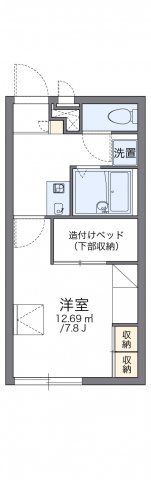 レオパレスティエラⅢの間取り画像