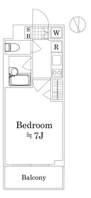 スパシエ 八王子 クレストタワーの間取り画像