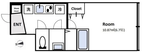 COCOCUBE東日暮里Ⅱの間取り画像
