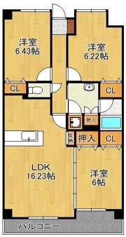 Ground Hillsの間取り画像