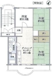 志木ニュータウン東の森壱番街4号棟の間取り画像