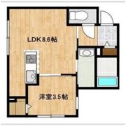 KENT Collection野幌駅前の間取り画像