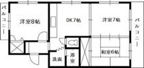 グリーンハイツ舟入の間取り画像
