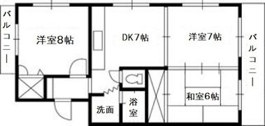 グリーンハイツ舟入の間取り画像