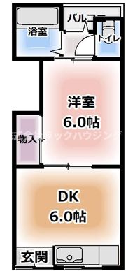 タマエハイツの間取り画像