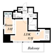 パークアクシス浦安の間取り画像