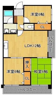 デニエ守恒の間取り画像