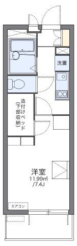 レオパレスレインボーステイツの間取り画像