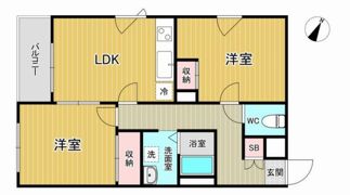 クレドール富久の間取り画像