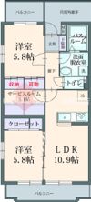 プリムヴェールの間取り画像