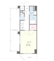 ラマージュ町屋の間取り画像