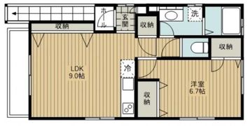 ピュアメゾン大原の間取り画像