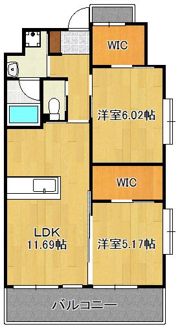 ウィングス西神原の間取り画像