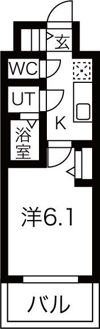 メイクスWアート今池Ⅲの間取り画像