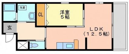 クレセール津島の間取り画像