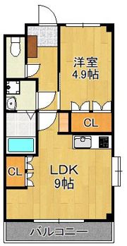 ファーストアルカディアの間取り画像