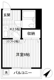 上星川ハイツK6の間取り画像