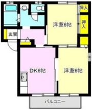 グランドールA棟の間取り画像