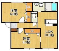 シャルマンドミールBの間取り画像